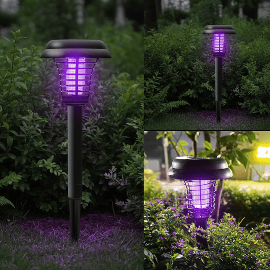 Solarna UV Lampa Protiv Komaraca i Insekata za Vrt i Dvorište – Vrtna oprema – Univerzalna – slika 1