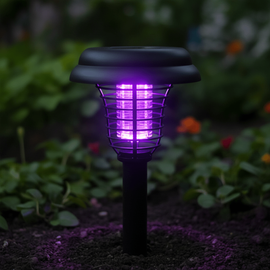 Solarna UV Lampa Protiv Komaraca i Insekata za Vrt i Dvorište – Vrtna oprema – Univerzalna – slika 4