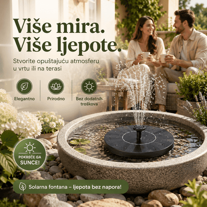 Solarna Vrtna Fontana – – 1.Komad – slika 2