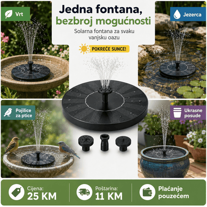 Solarna Vrtna Fontana – – 1.Komad – slika 6