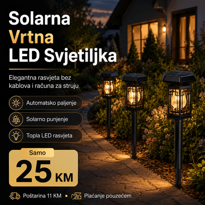 Solarna Vrtna LED Svjetiljka – – – slika 2