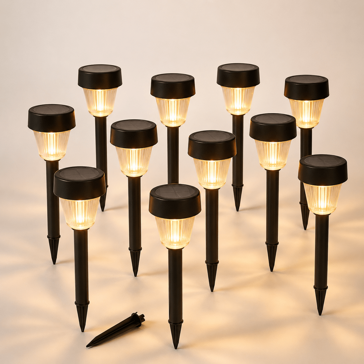 Solarne lampe za dvorište(10 kom) – – – slika 1