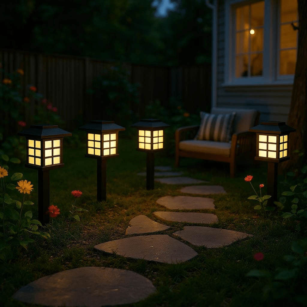 Solarne LED lampe za vrt (6.kom) - SAMO KLIKNI