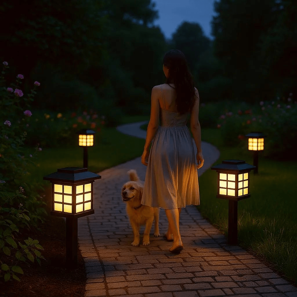 Solarne LED lampe za vrt (6.kom) - SAMO KLIKNI