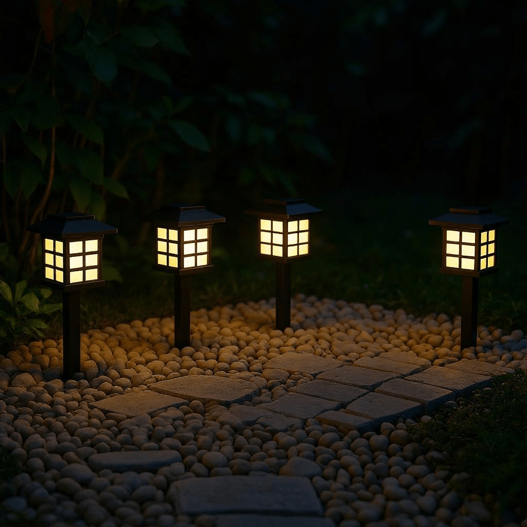 Solarne LED lampe za vrt (6.kom) - SAMO KLIKNI