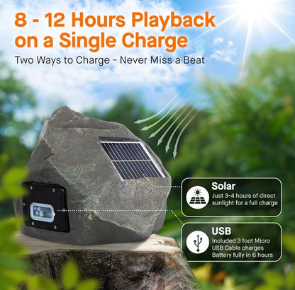 Solarni Bluetooth zvučnik u obliku kamena – – – slika 8