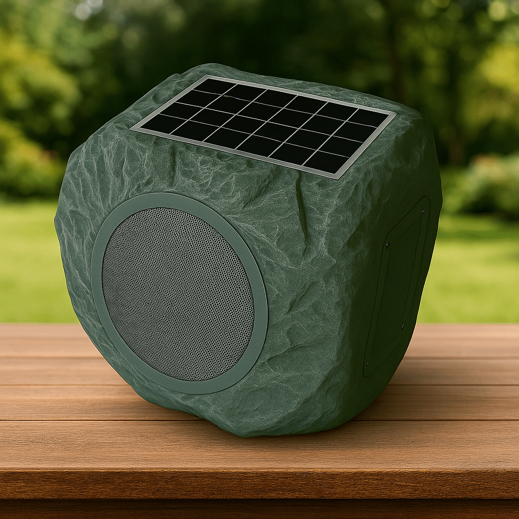 Solarni Bluetooth zvučnik u obliku kamena – – – slika 1