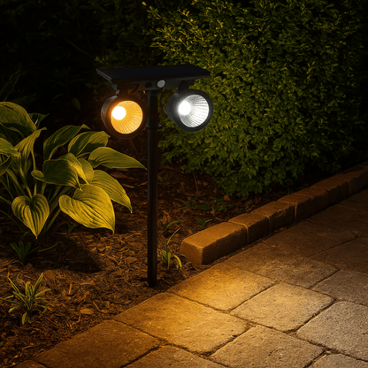 Solarni LED Reflektor s Dvije Glave – – – slika 4