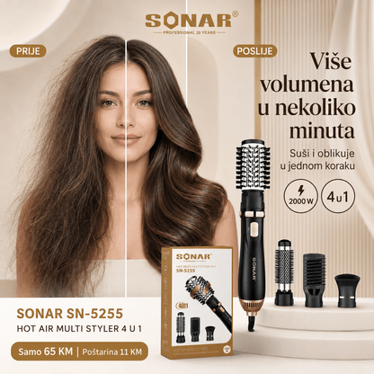 Sonar 4 U 1 Četka Za Kosu – – – slika 2