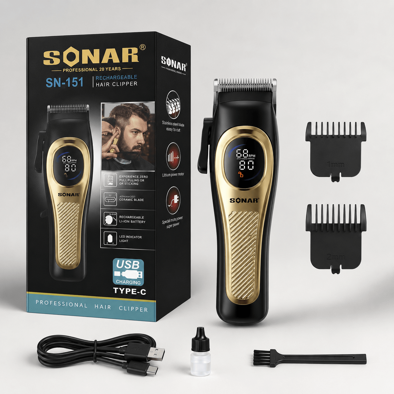 Sonar Bežični Trimer Za Kosu – – – slika 1