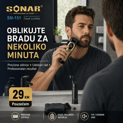 Sonar Bežični Trimer Za Kosu – – – slika 4