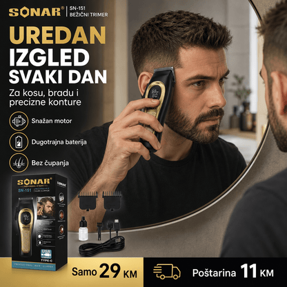 Sonar Bežični Trimer Za Kosu – – – slika 6