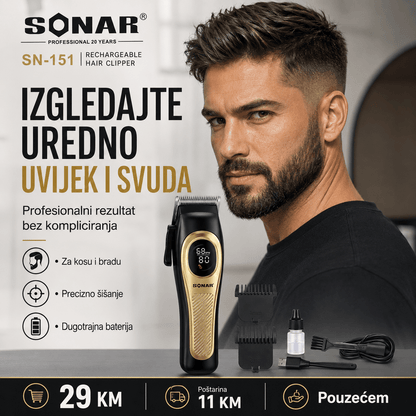 Sonar Bežični Trimer Za Kosu – – – slika 8