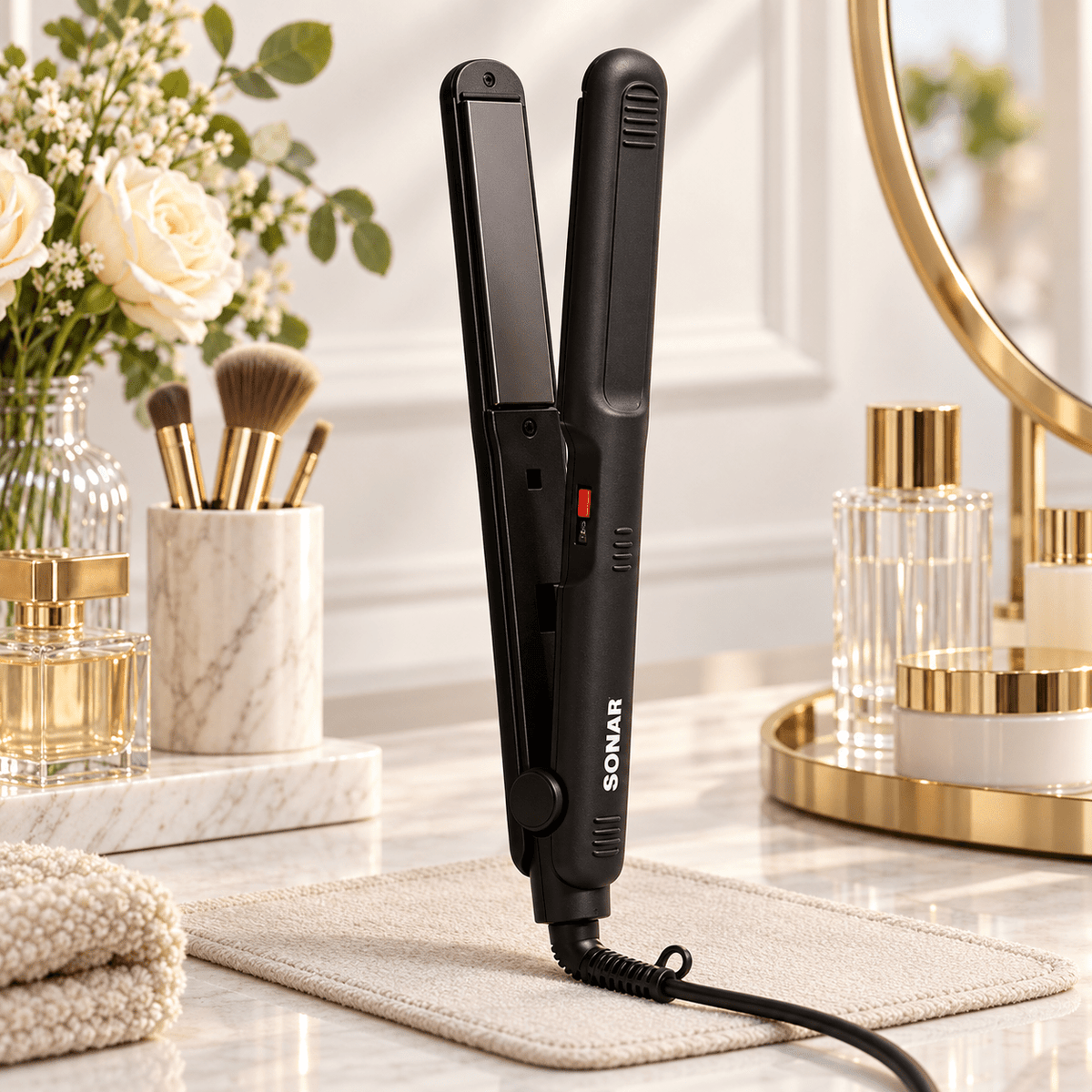 SONAR SN-698 crna pegla za kosu – SONAR pegle SN-698 – – slika 2