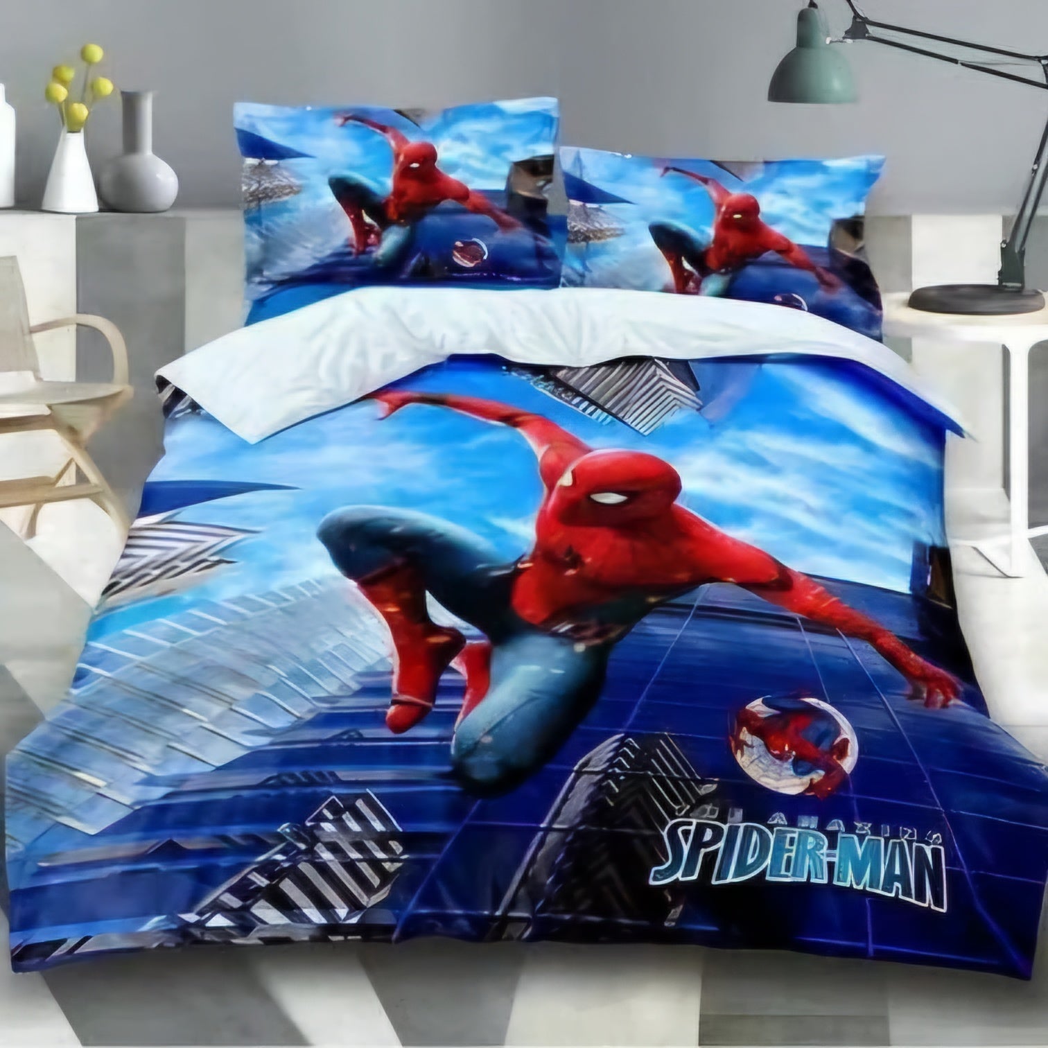 Spiderman Dječija Posteljina - SAMO KLIKNI