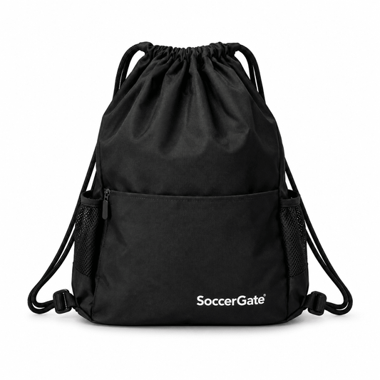 Sportska torba na vezice SoccerGate – Torbe i ruksaci – Crna – slika 1