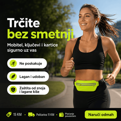 Sportski Pojas za Trčanje – – Narančasta – slika 2