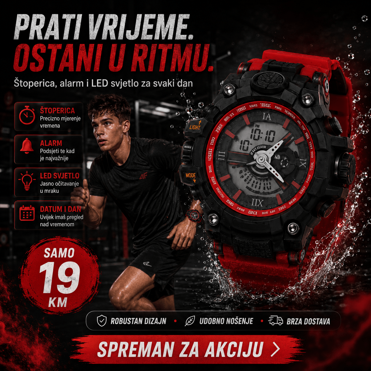 Sportski Ručni Sat – – – slika 4
