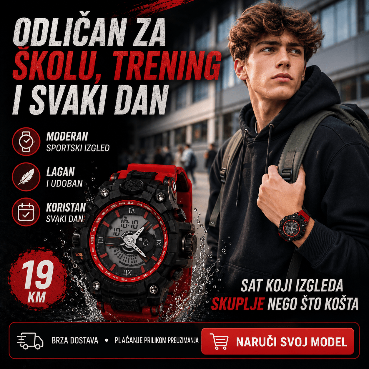 Sportski Ručni Sat – – – slika 2