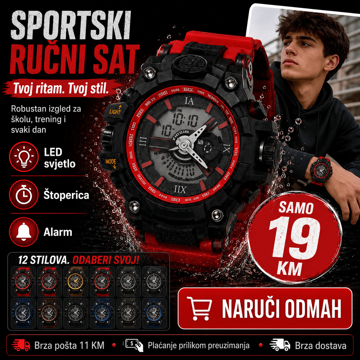 Sportski Ručni Sat – – – slika 5