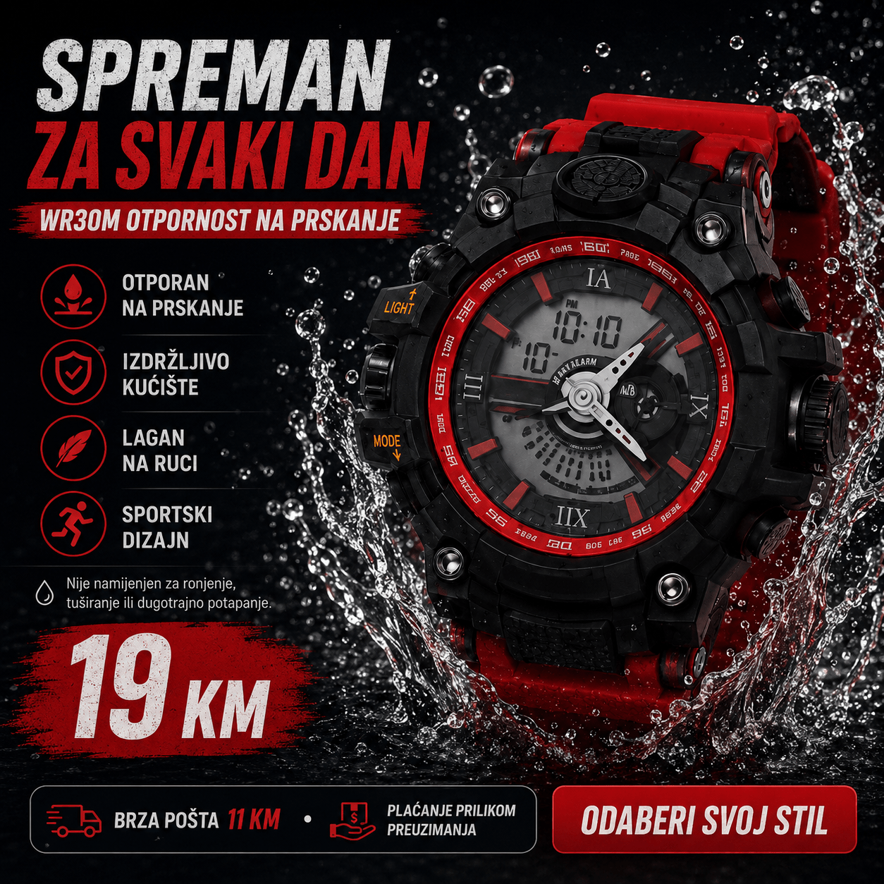 Sportski Ručni Sat – – – slika 7