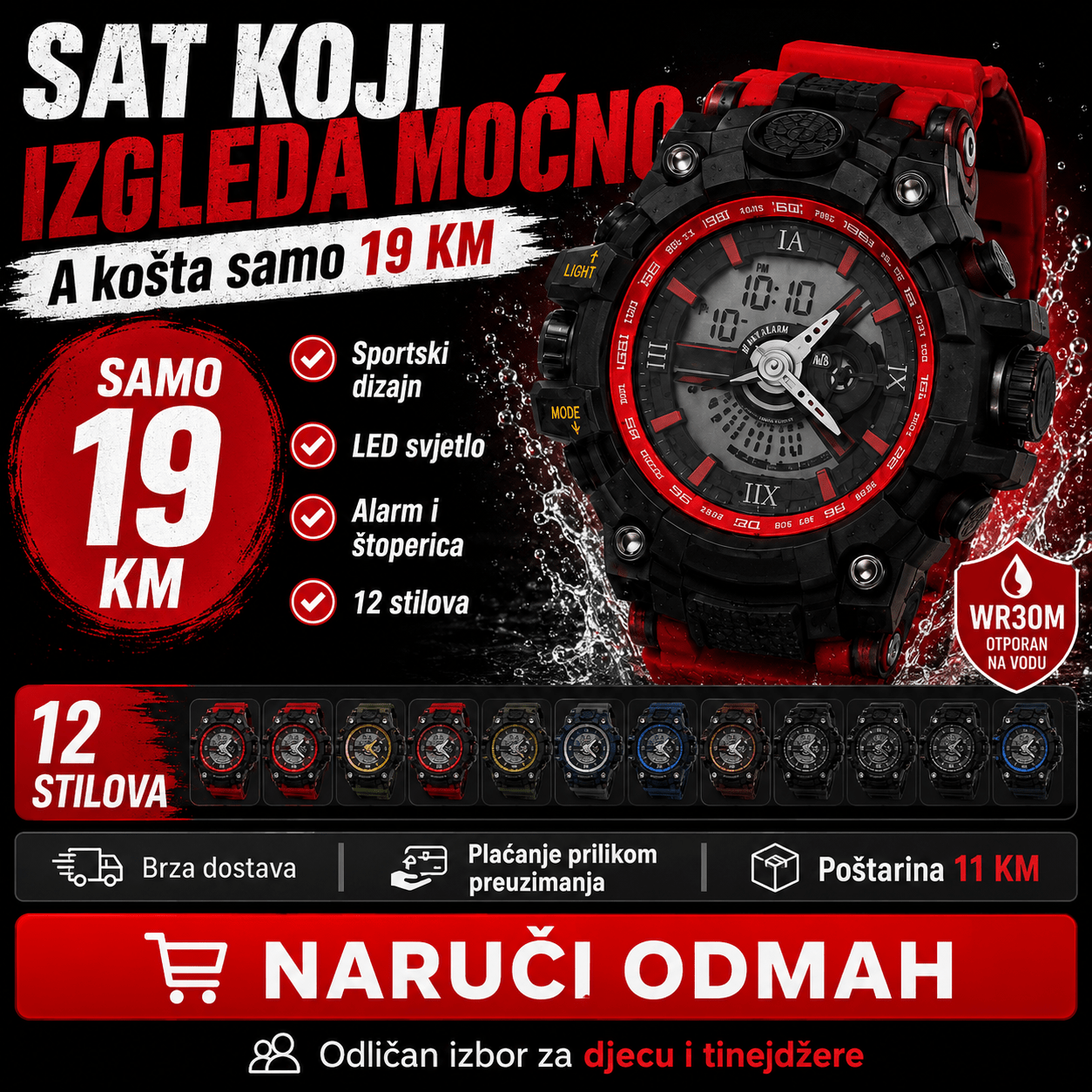 Sportski Ručni Sat – – – slika 6