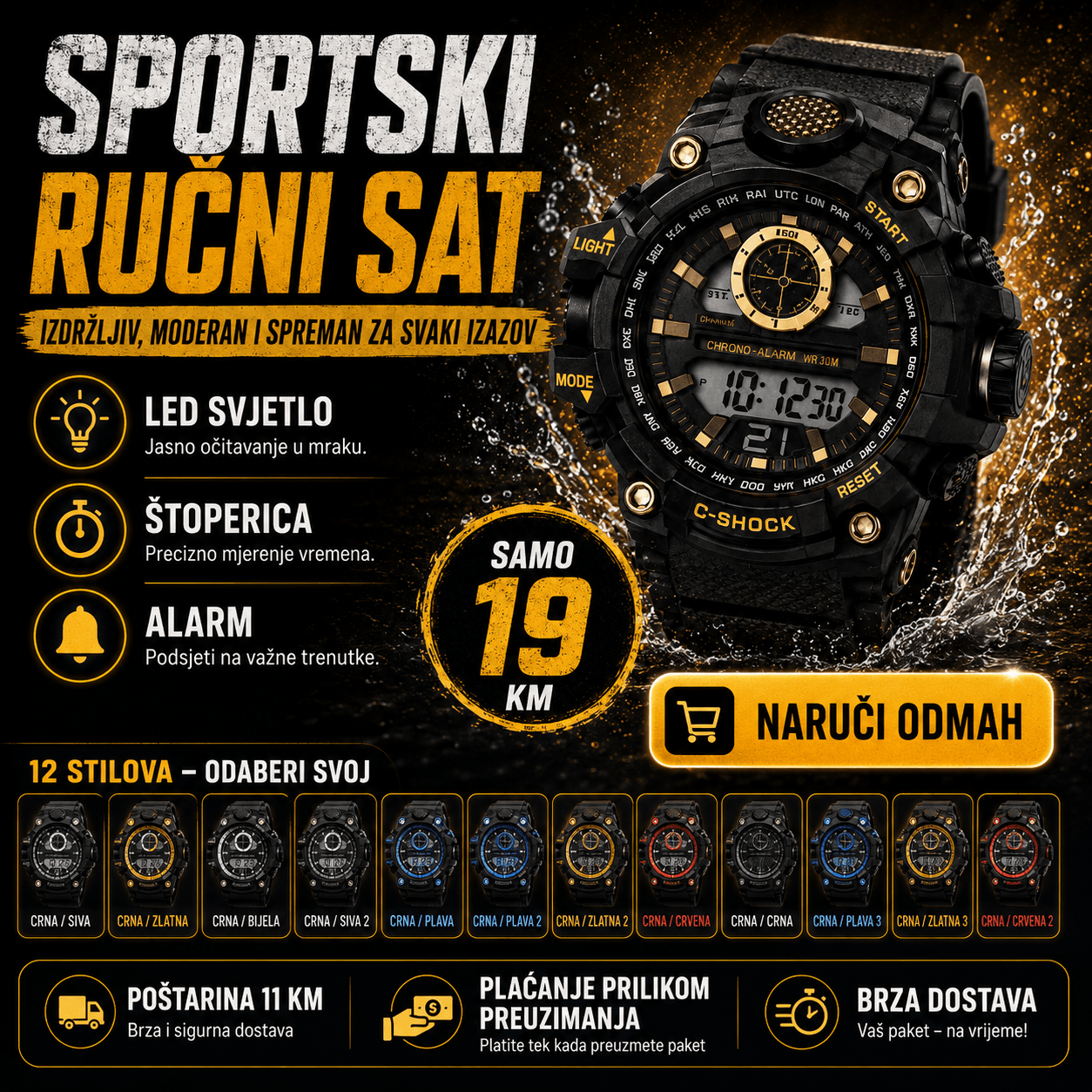 Sportski Ručni Sat – – – slika 5
