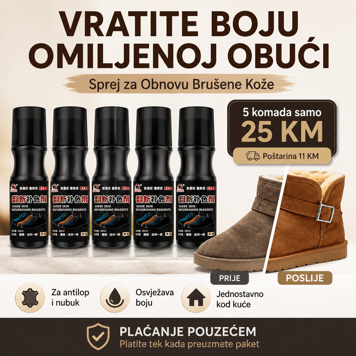 Sprej za Obnovu Brušene Kože – – – slika 7