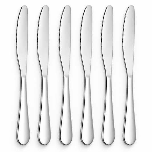 Srebrni stolni noževi – set 6 komada, 23,1 cm – Setovi srebrnih stolnih noževa – – slika 1