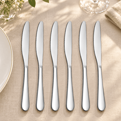 Srebrni stolni noževi – set 6 komada, 23,1 cm – Setovi srebrnih stolnih noževa – – slika 2