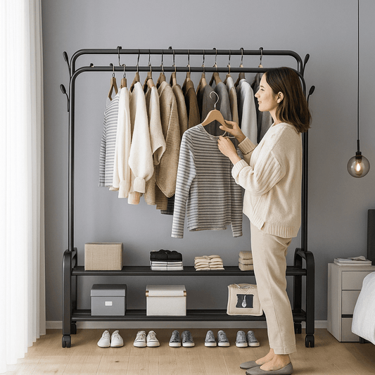 Stalak za Odjeću s Policama - SAMO KLIKNI