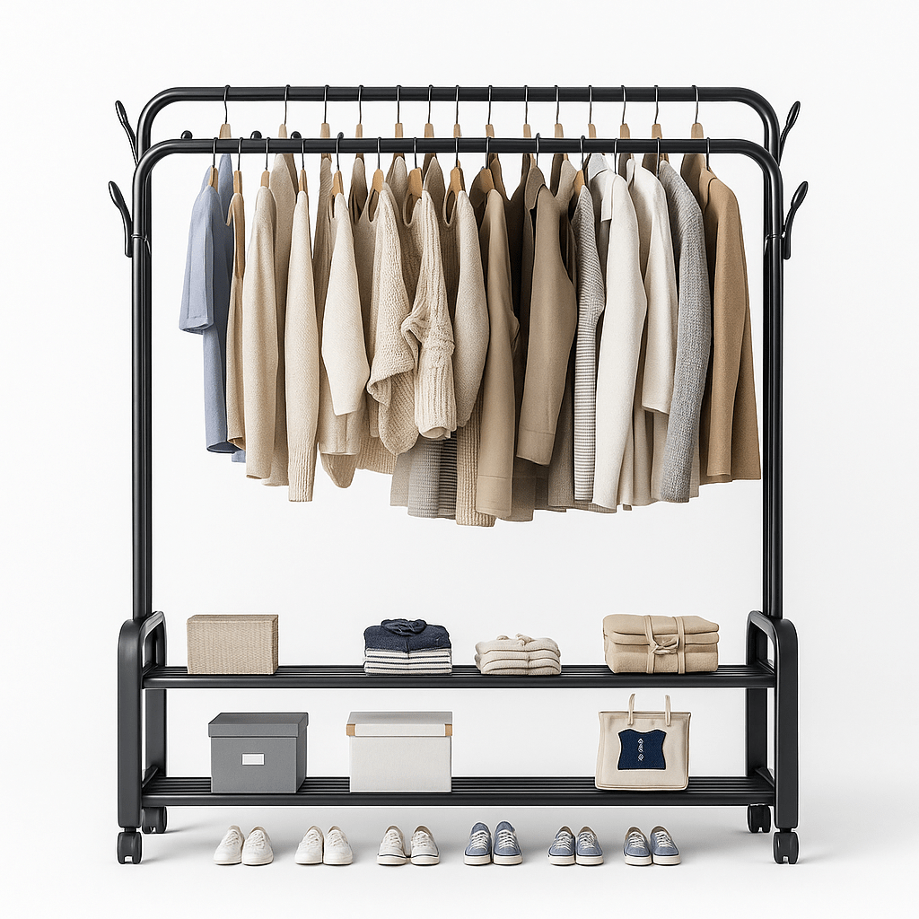 Stalak za Odjeću s Policama - SAMO KLIKNI