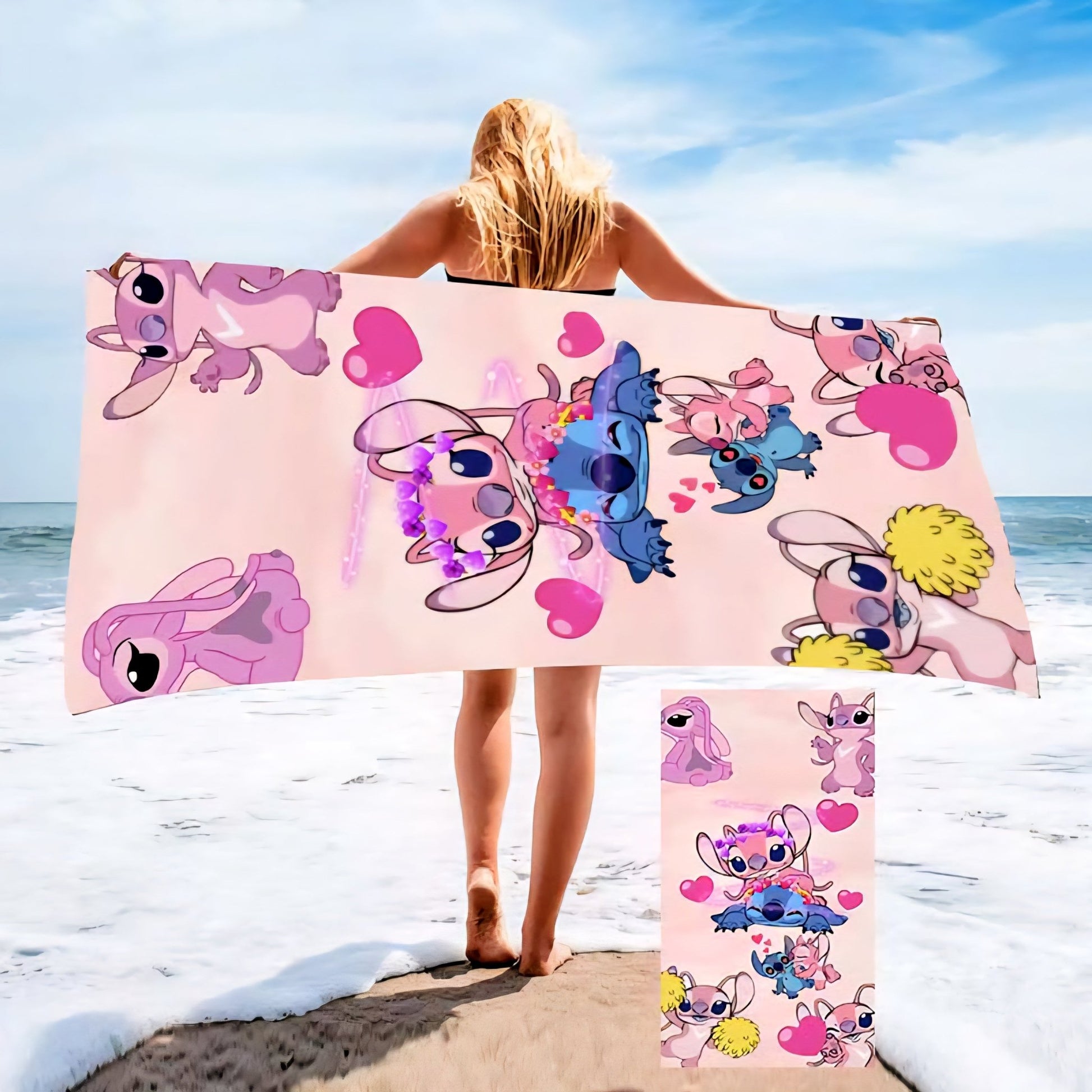 Stitch Peškir Za Plažu (70x150 cm) - SAMO KLIKNI