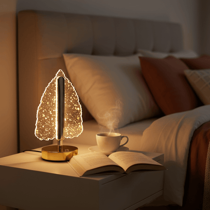 Stolna LED Lampa "Zlatni List" – Rasvjeta – Univerzalna – slika 2