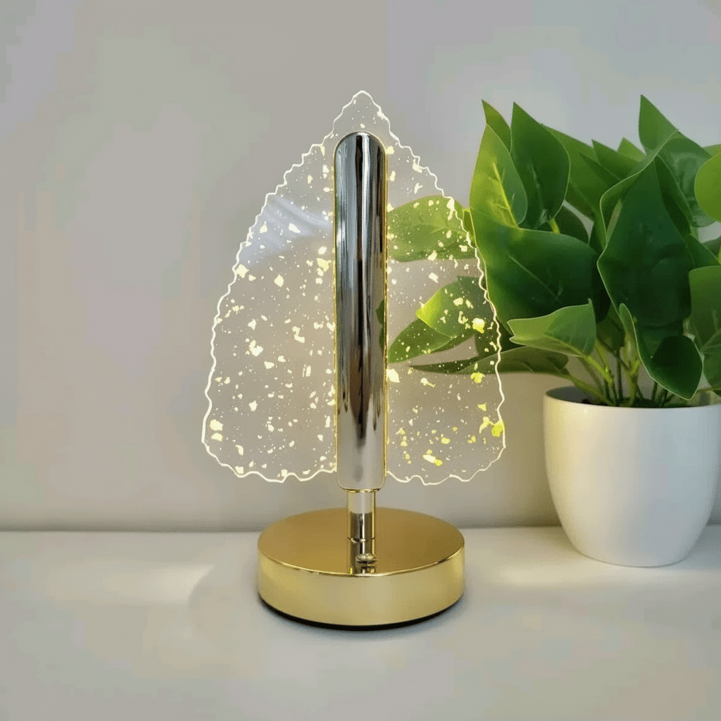 Stolna LED Lampa "Zlatni List" – Rasvjeta – Univerzalna – slika 6
