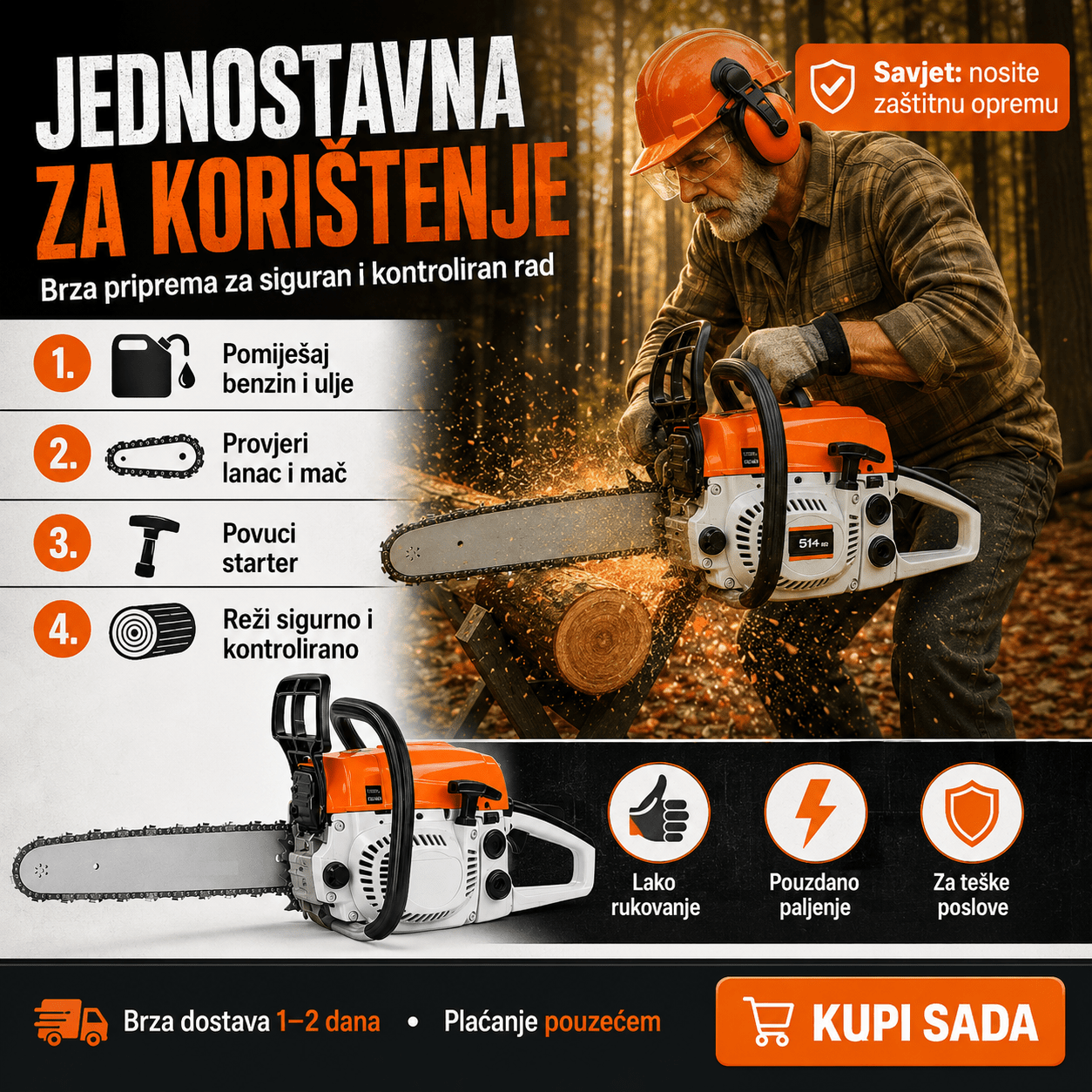 Straus motorna pila 4.9 KS – – – slika 5