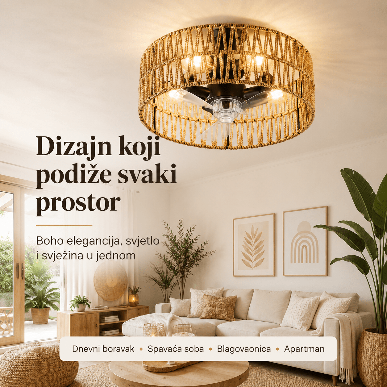 Stropna Ventilator Lampa – – – slika 2