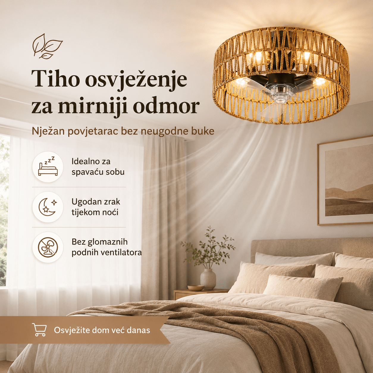 Stropna Ventilator Lampa – – – slika 4