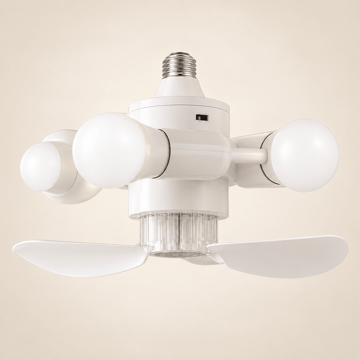 Stropni ventilator s lampom i navojnim grlom