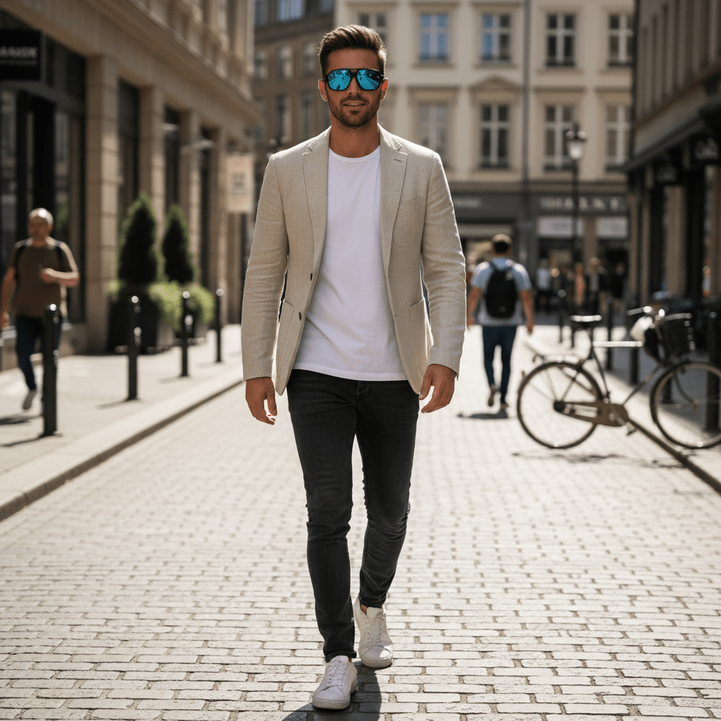 Sunčane Naočale s Plavim Lećama – Naočale – Crni okvir, Plave leće – slika 3