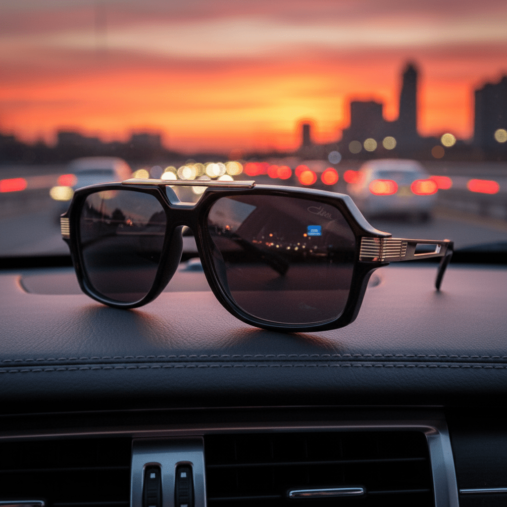 Sunčane Naočale s Premium Zlatnim Detaljima – Naočale za sunce – Crna/Zlatna – slika 4