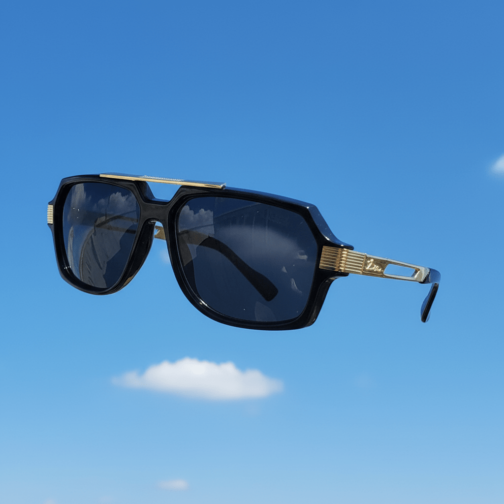 Sunčane Naočale s Premium Zlatnim Detaljima – Naočale za sunce – Crna/Zlatna – slika 5