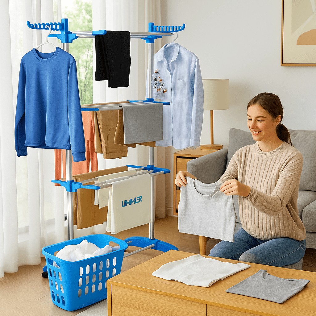 Sušilo za veš na tri etaže - SAMO KLIKNI