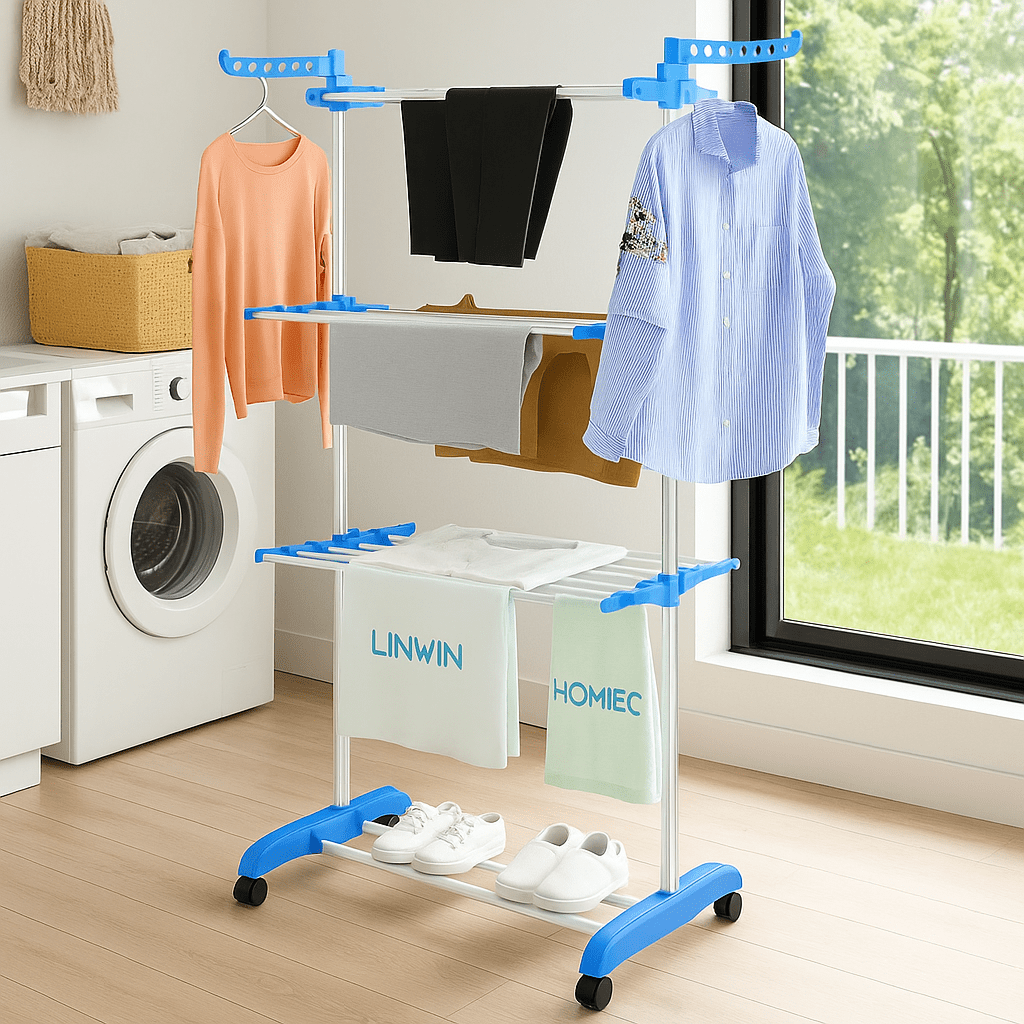 Sušilo za veš na tri etaže - SAMO KLIKNI