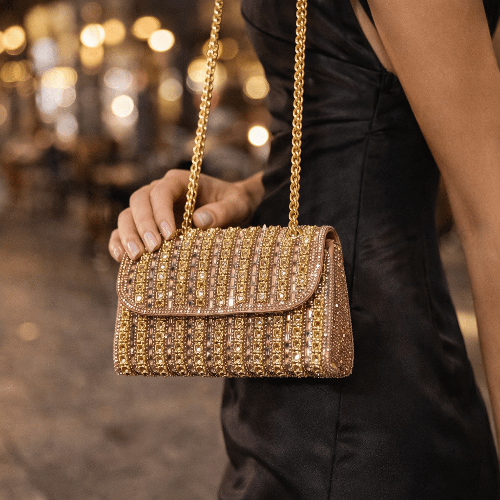 Svečana Torbica s Kristalima - SAMO KLIKNI