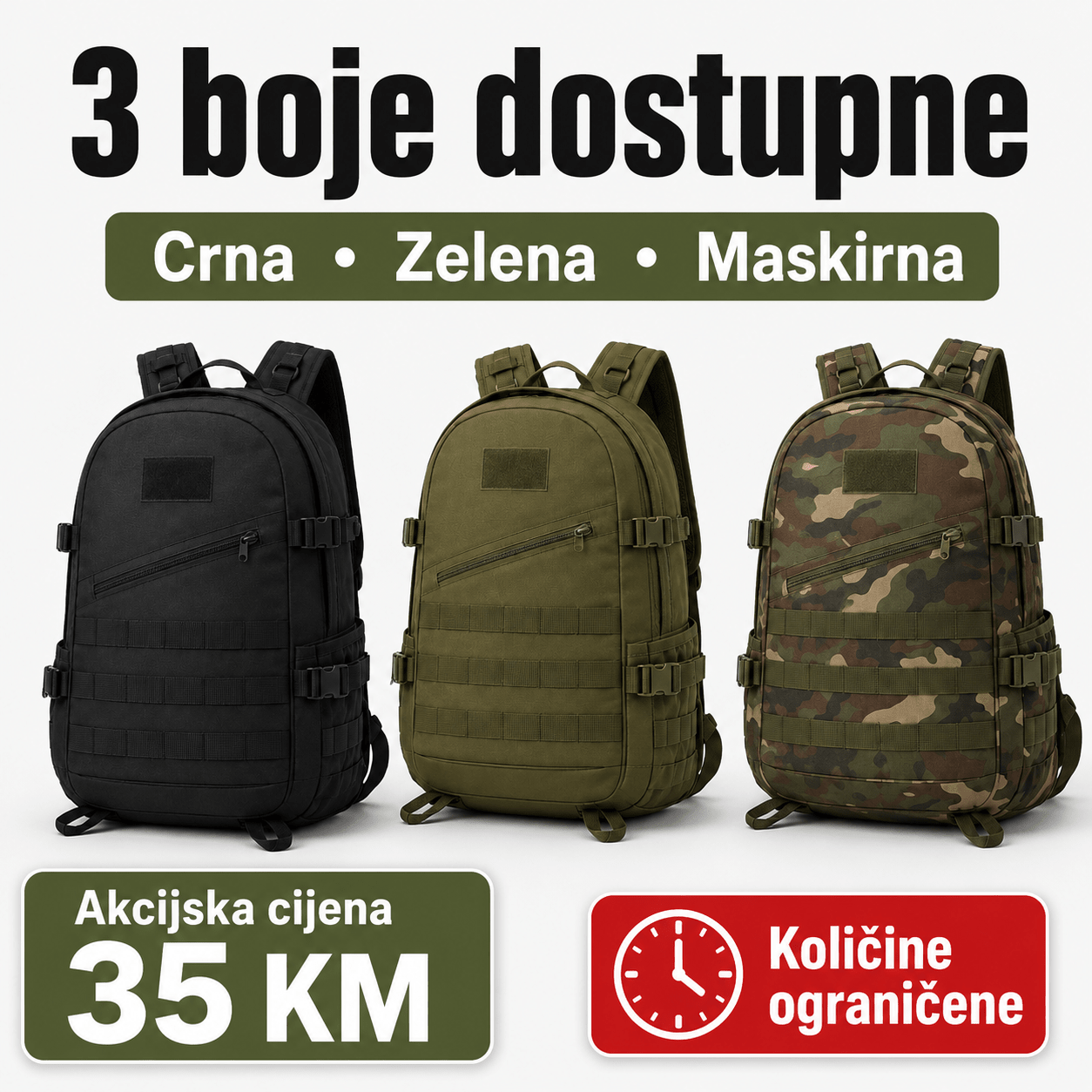 Taktički Military Backpack 40 L – – Military – slika 1
