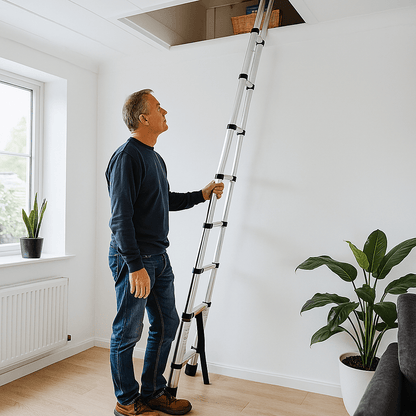 Teleskopske Aluminijske Ljestve – – 3,2 Metra – slika 6