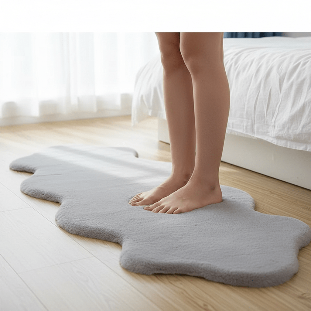 Tepih umjetno krzno – – Bež 180x60 cm – slika 26