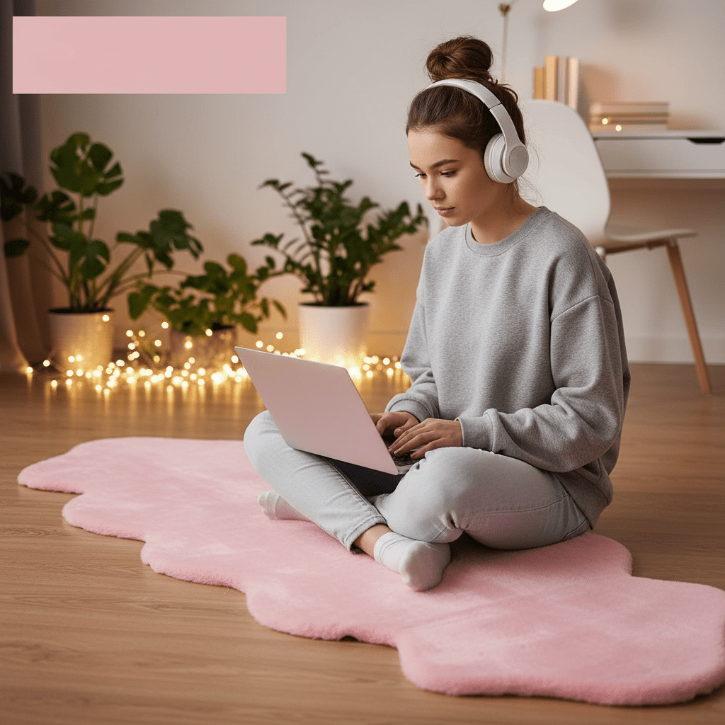 Tepih umjetno krzno – – Bež 180x60 cm – slika 20