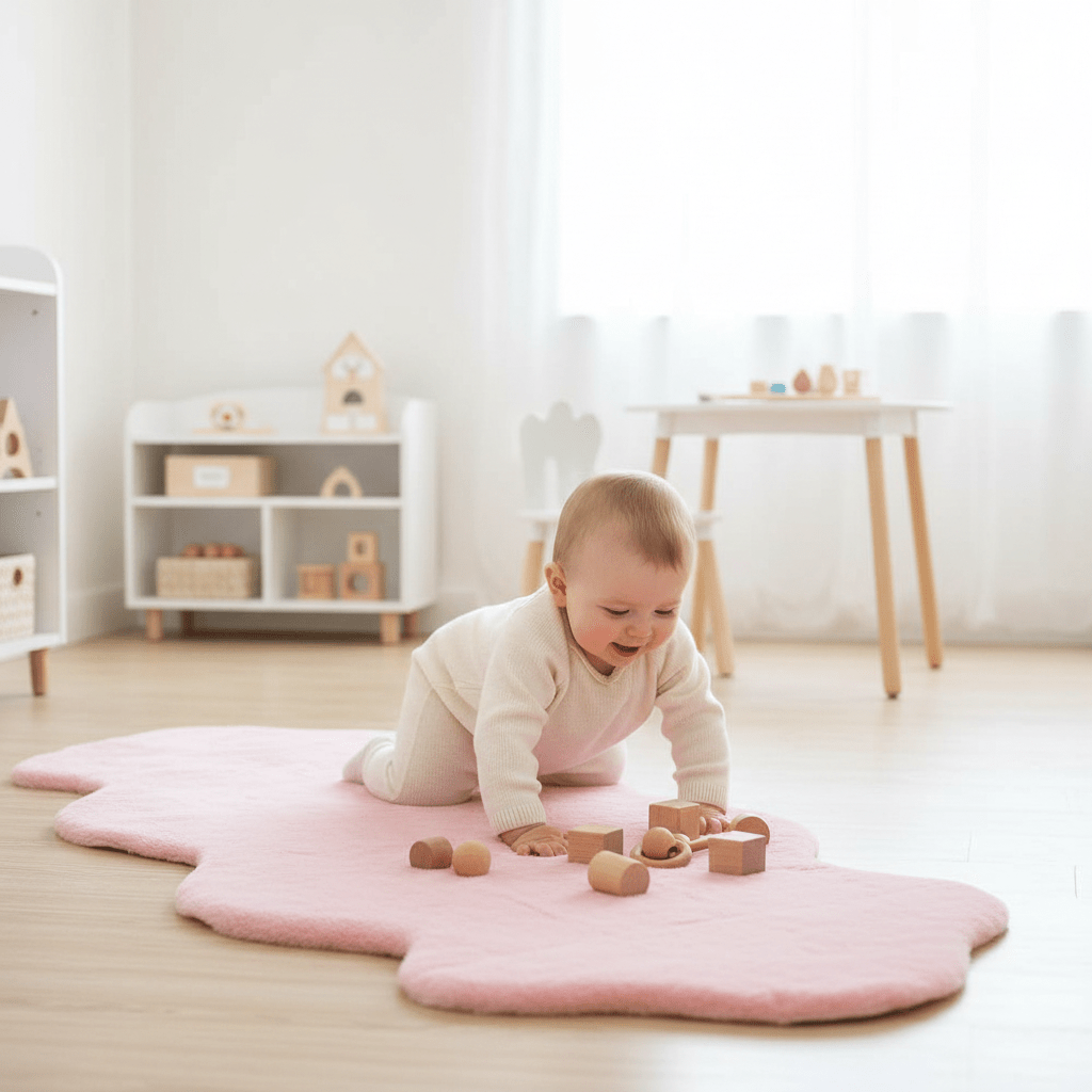 Tepih umjetno krzno – – Bež 180x60 cm – slika 19